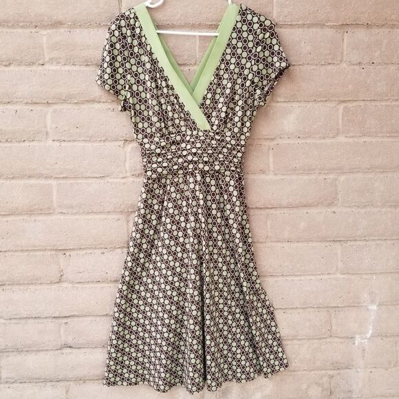 Sandra Darren Polkadot Sleeveless Dress. - Picture 1 of 10